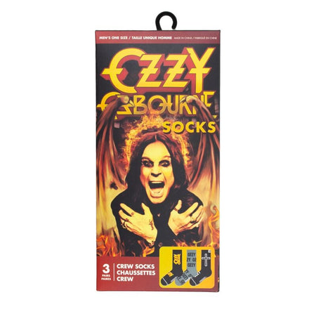 Chaussettes  de Ozzy Osbourne - 3er Pack Giftbox - EU 40-46 - pour Homme - multicolore - Ozzy Osbourne