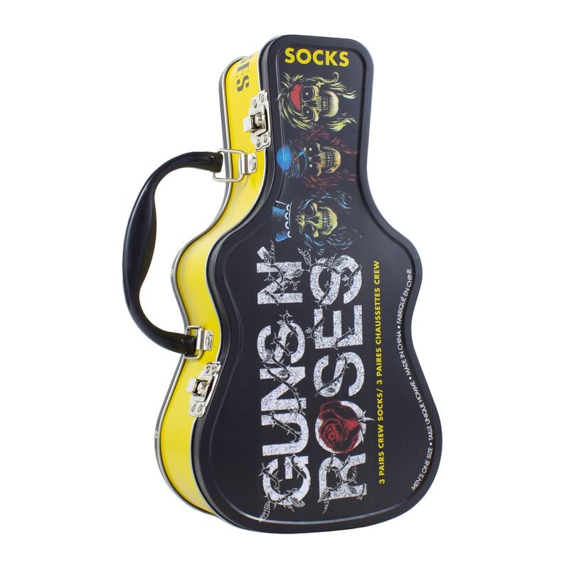 Chaussettes  de Guns N' Roses - Guitar TinBox - EU 40-46 - pour Homme - multicolore - Guns N' Roses