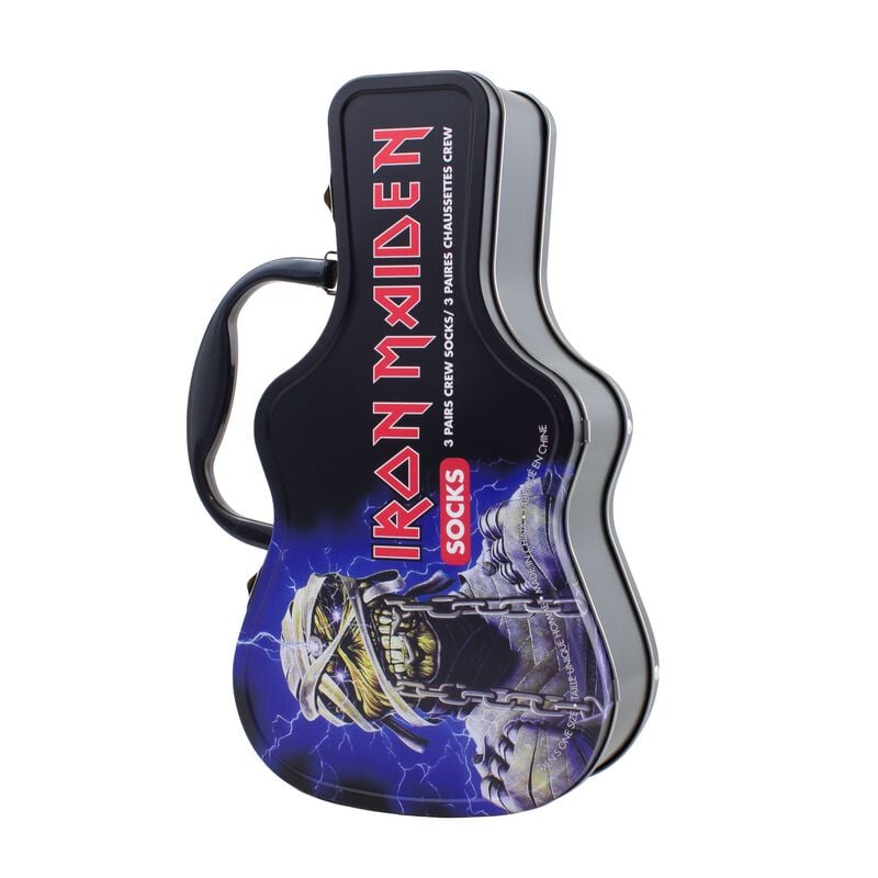 Chaussettes  de Iron Maiden - Guitar TinBox - EU 40-46 - pour Homme - multicolore - Iron Maiden