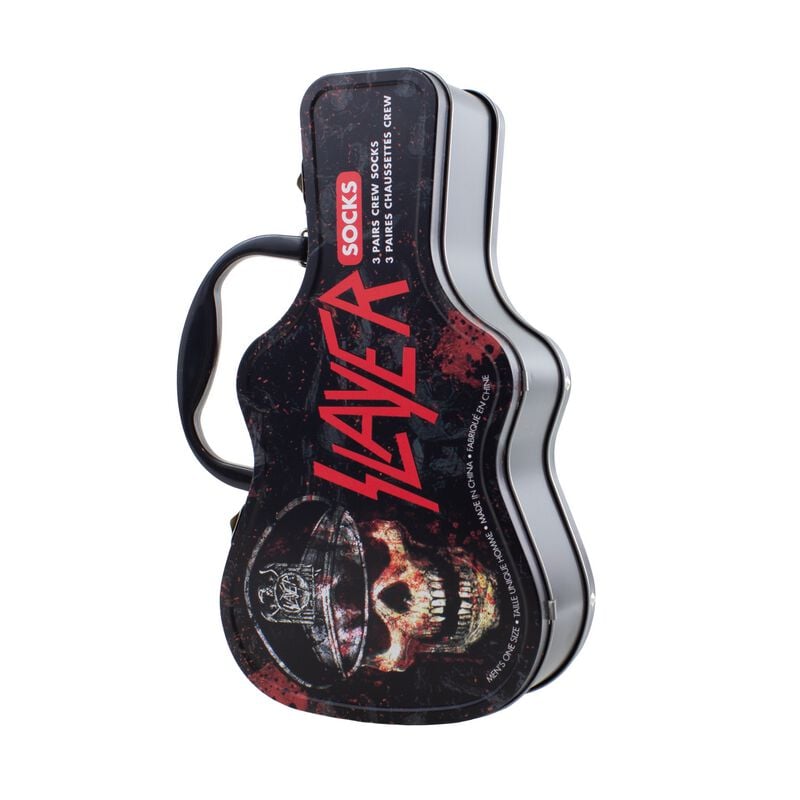 Chaussettes  de Slayer - Guitar TinBox - EU 40-46 - pour Homme - multicolore - Slayer