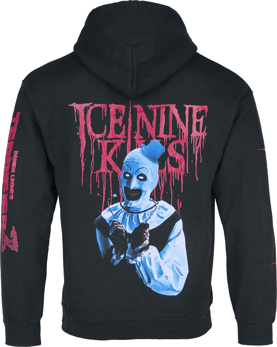 Sweat-shirt à capuche  de Ice Nine Kills - Terrifier - S à 3XL - pour Homme - noir - Ice Nine Kills - View 2