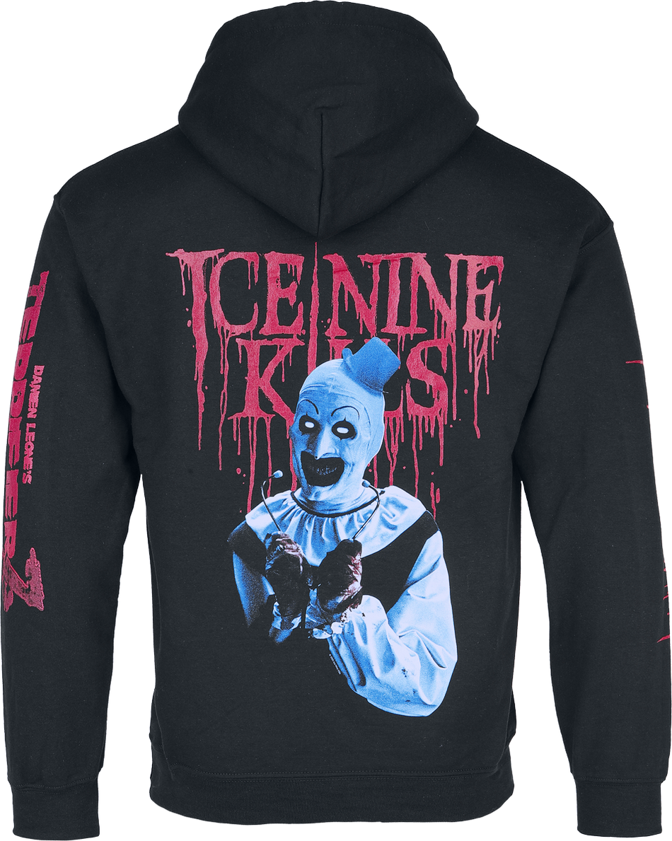 Sweat-shirt à capuche  de Ice Nine Kills - Terrifier - S à 3XL - pour Homme - noir - Ice Nine Kills - View 2