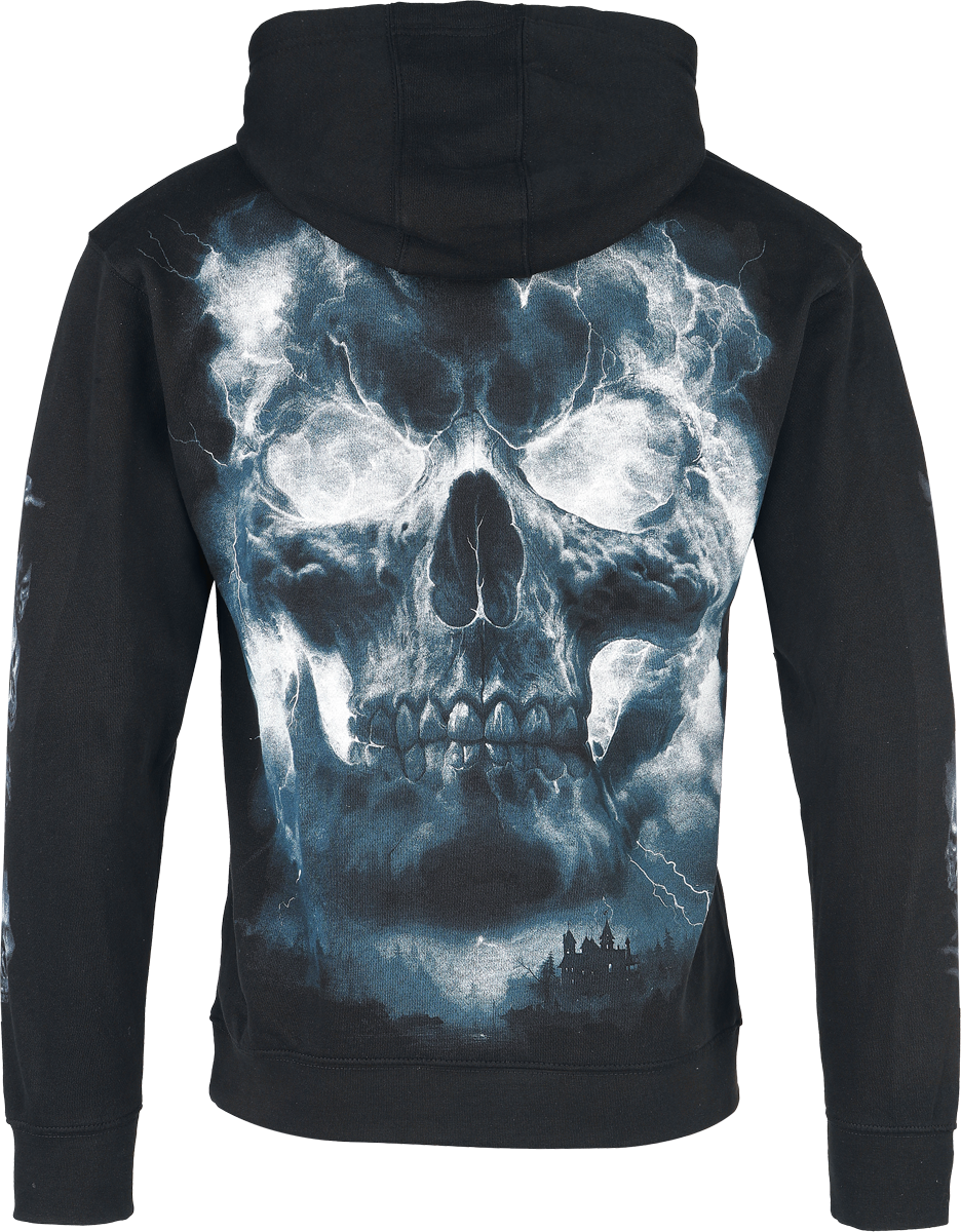 Sweat-shirt à capuche  de Spiral - Grave Skies Hoodie - S à XXL - pour Homme - noir - Spiral - View 2