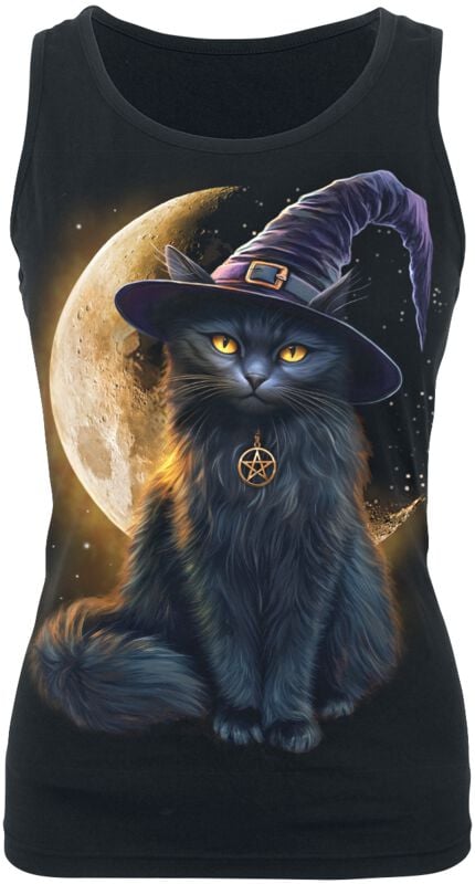 Top  de Spiral - Familiar Magic - Débardeur Dos Nageur - S à XXL - pour Femme - noir - Spiral