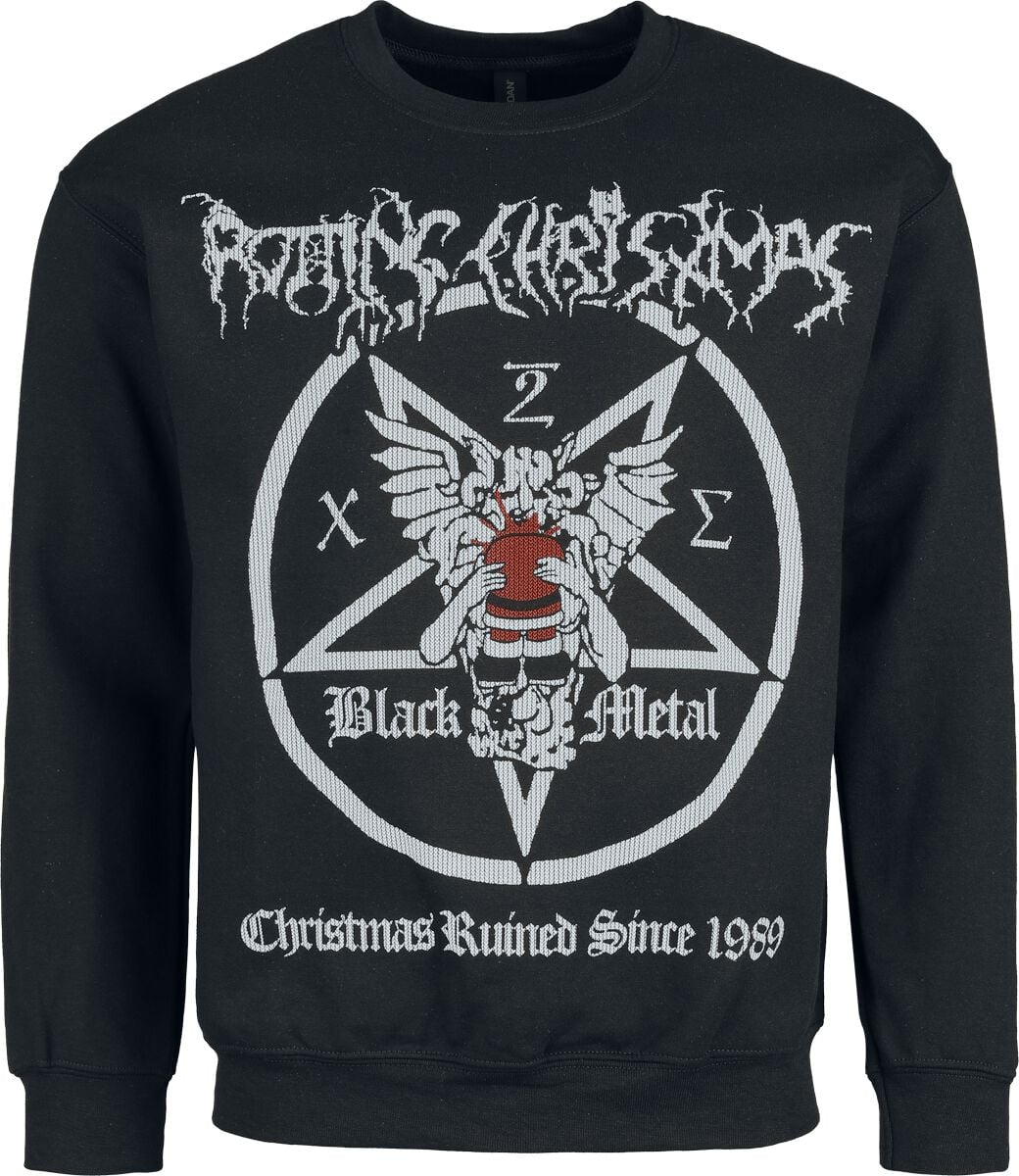 Pull De Noël  de Rotting Christ - Holiday Sweater - Christmas Ruined Since 1989 - S à XXL - pour Homme - noir - Rotting Christ