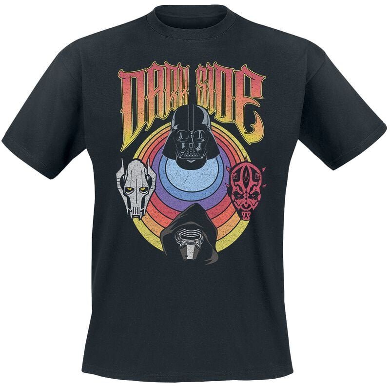 T-Shirt Manches courtes Disney de Star Wars - Dark Side - S à XXL - pour Homme - noir - Star Wars