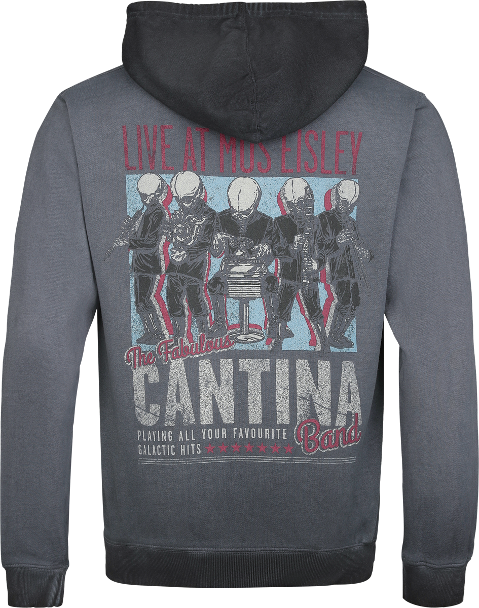 Sweat-shirt à capuche  de Star Wars - Cantina Band - S à XXL - pour Homme - multicolore - Star Wars - View 2