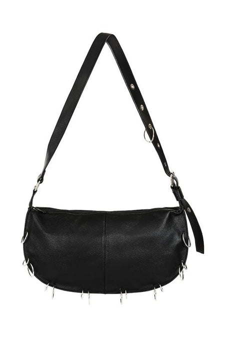 Sac à main Gothic de Banned Alternative - Iron Halo Hobo - Sac - pour Femme - noir - Banned Alternative