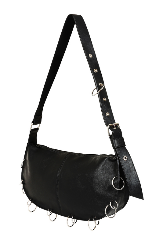 Sac à main Gothic de Banned Alternative - Iron Halo Hobo - Sac - pour Femme - noir - Banned Alternative - View 2
