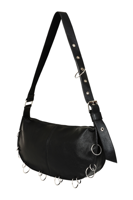 Sac à main Gothic de Banned Alternative - Iron Halo Hobo - Sac - pour Femme - noir - Banned Alternative - View 2