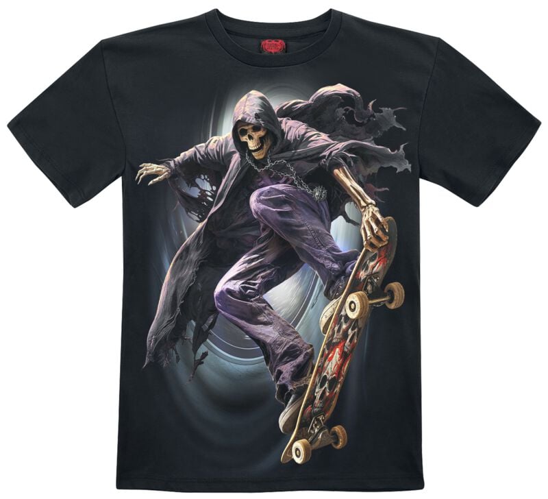 T-shirt  de Spiral - Sould Boarder - T-Shirt Enfant - S à XXL - pour Enfants - noir - Spiral