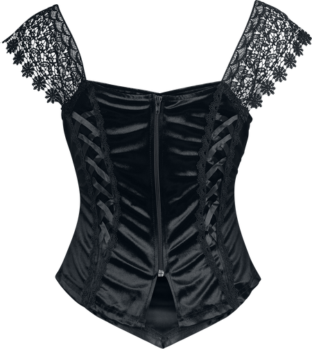 Top Gothic de Sinister Gothic - Top De Style Gothique - XS à XXL - pour Femme - noir - Sinister Gothic - View 2