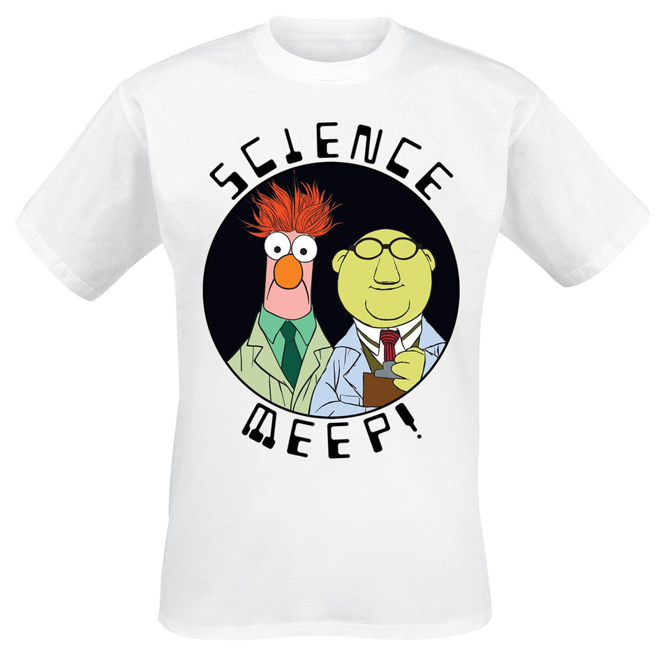 T-Shirt Manches courtes  de Le Muppet Show - Science Meep - S à XXL - pour Homme - blanc - Le Muppet Show