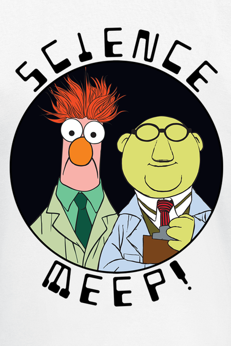 T-Shirt Manches courtes  de Le Muppet Show - Science Meep - S à XXL - pour Homme - blanc - Le Muppet Show - View 2