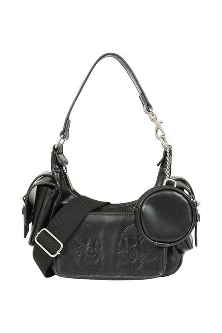 Sac à bandoulière Gothic de Banned Alternative - Twin Terror - Sac - pour Femme - noir - Banned Alternative