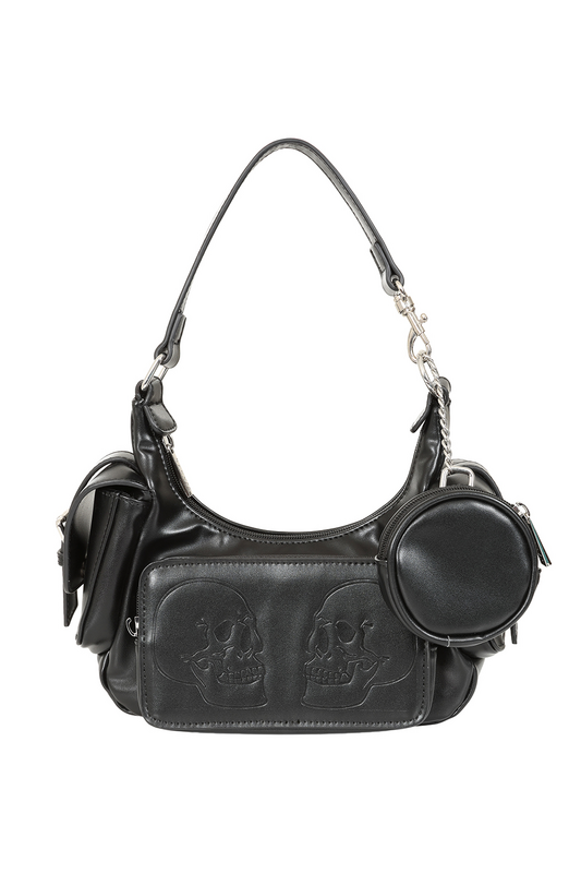 Sac à bandoulière Gothic de Banned Alternative - Twin Terror - Sac - pour Femme - noir - Banned Alternative - View 2