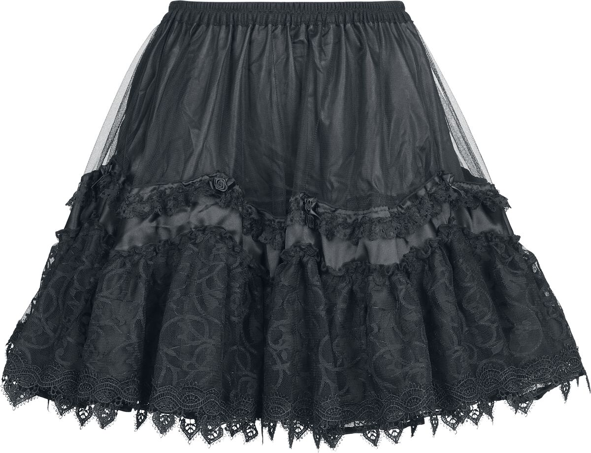Jupe courte Gothic de Sinister Gothic - Gothic - Jupe - XS à XXL - pour Femme - noir - Sinister Gothic