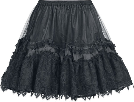 Jupe courte Gothic de Sinister Gothic - Gothic - Jupe - XS à XXL - pour Femme - noir - Sinister Gothic