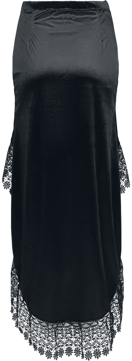 Jupe mi-longue Gothic de Sinister Gothic - Jupe Gothique - XS à 4XL - pour Femme - noir - Sinister Gothic - View 2