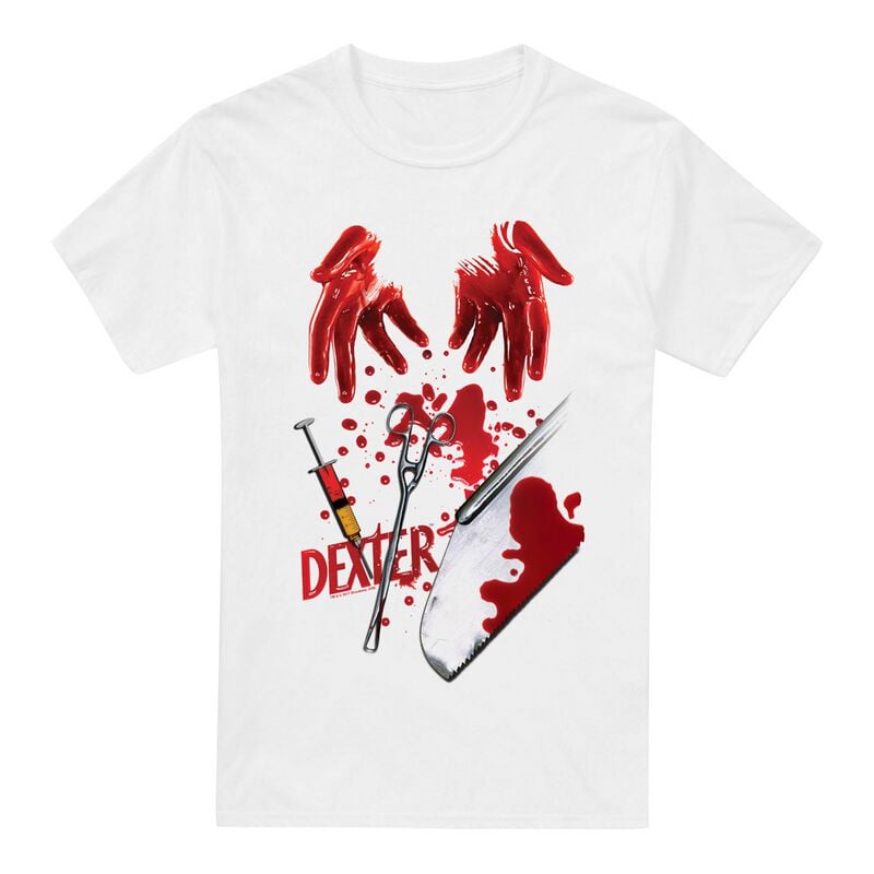 T-Shirt Manches courtes  de Dexter - Tools Of The Trade - L à 5XL - pour Homme - blanc - Dexter