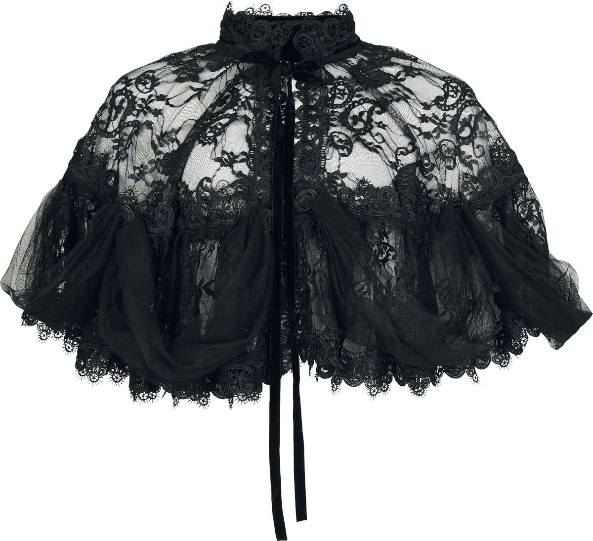 Pélerine Gothic de Sinister Gothic - Cape Gothique - Standard - pour Femme - noir - Sinister Gothic
