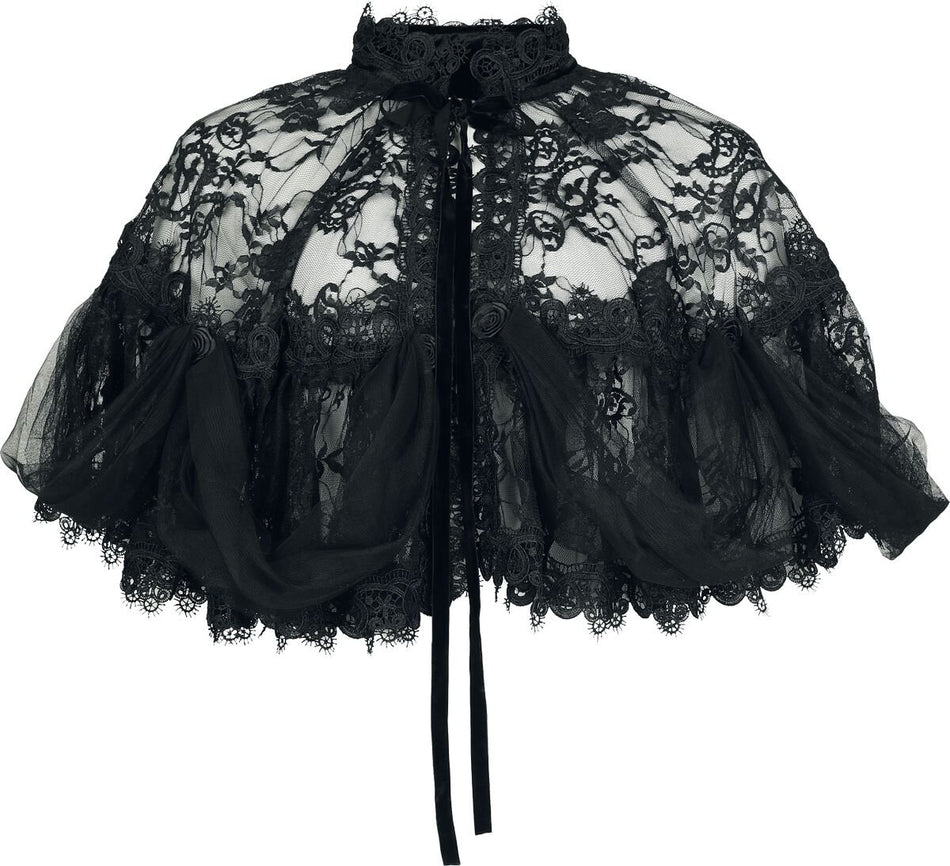 Pélerine Gothic de Sinister Gothic - Cape Gothique - Standard - pour Femme - noir - Sinister Gothic