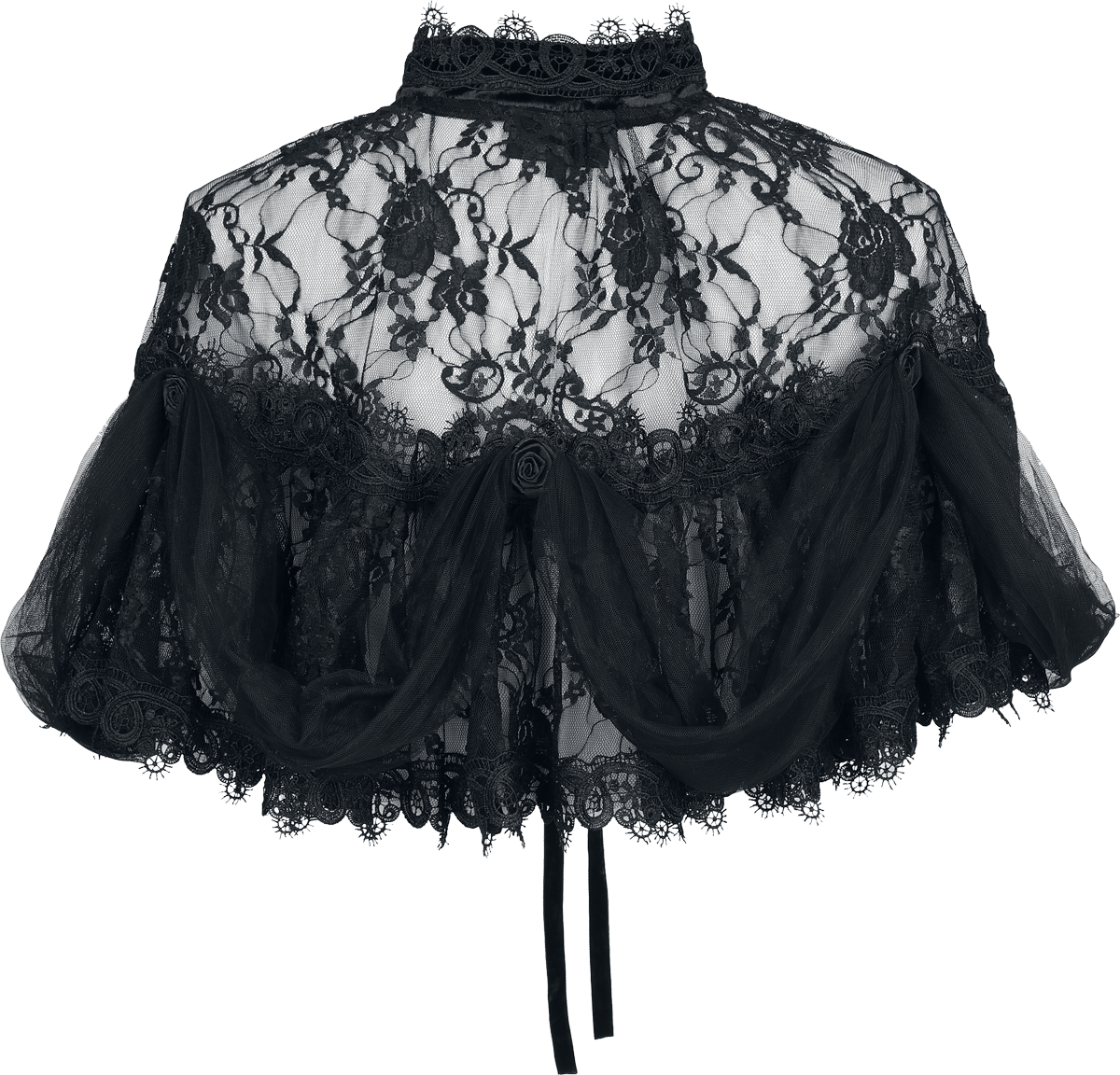 Pélerine Gothic de Sinister Gothic - Cape Gothique - Standard - pour Femme - noir - Sinister Gothic - View 2