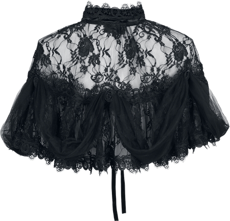 Pélerine Gothic de Sinister Gothic - Cape Gothique - Standard - pour Femme - noir - Sinister Gothic - View 2