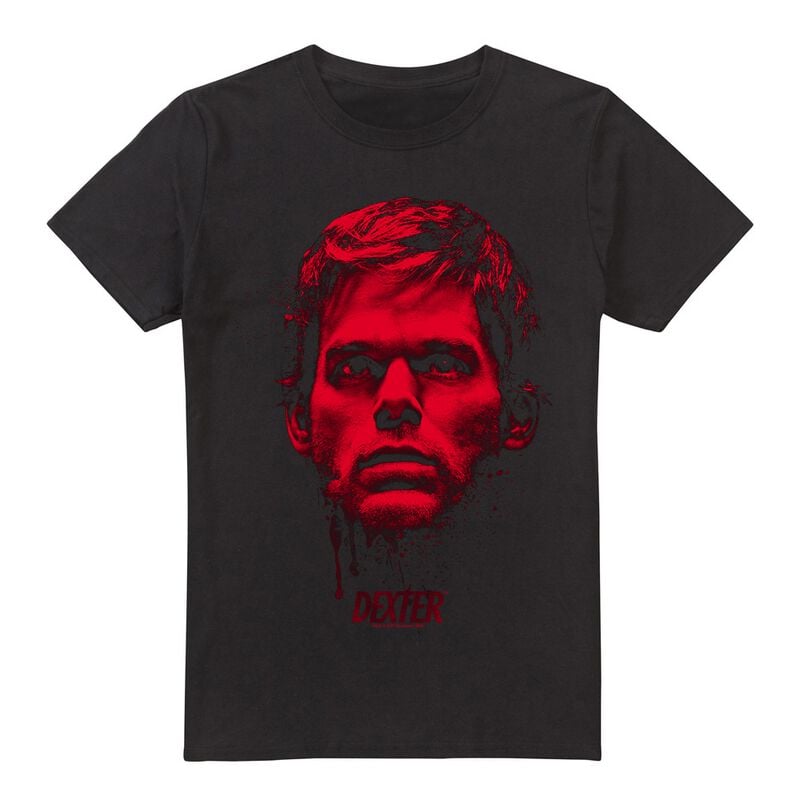 T-Shirt Manches courtes  de Dexter - Bloody Face - S à 5XL - pour Homme - noir - Dexter