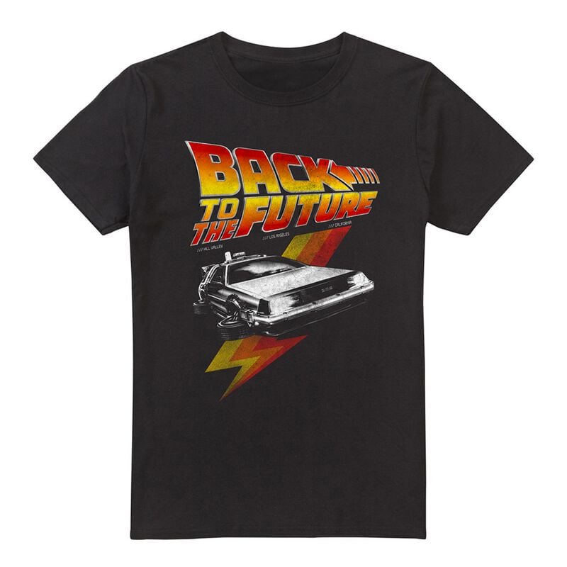 T-Shirt Manches courtes  de Retour Vers Le Futur - Retro - S à 4XL - pour Homme - noir - Retour Vers Le Futur