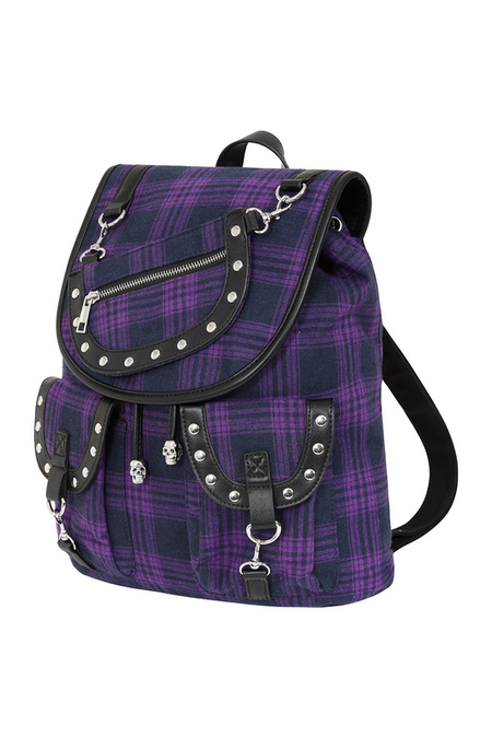 Sac à dos Gothic de Banned Alternative - Yamy - Sac à Dos - pour Unisexe - lilas - Banned Alternative - View 2