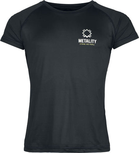 T-Shirt Manches courtes  de Metality - Herren Sports-T - S à 3XL - pour Homme - noir - Metality