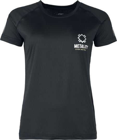 T-Shirt Manches courtes  de Metality - Damen Sports-T - S à XXL - pour Femme - noir - Metality