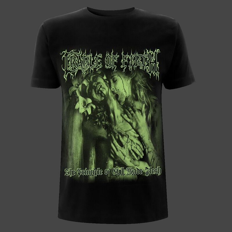 T-Shirt Manches courtes  de Cradle Of Filth - Principle Glow - S à 3XL - pour Homme - noir - Cradle Of Filth
