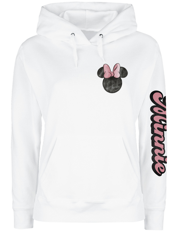 Sweat-shirt à capuche Disney de Mickey & Minnie Mouse - Minnie Beauty - S à XL - pour Femme - blanc - Mickey & Minnie Mouse - View 2