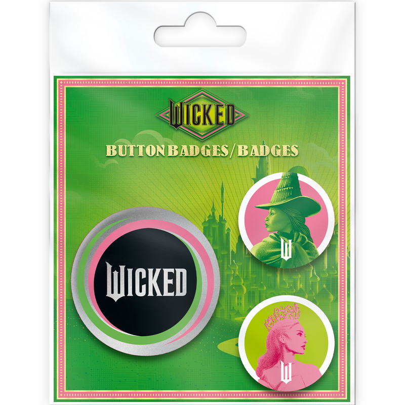 Lot de Badges  de Wicked - Elphaba & Glinda - pour Indifférent - multicolore - Wicked - View 2