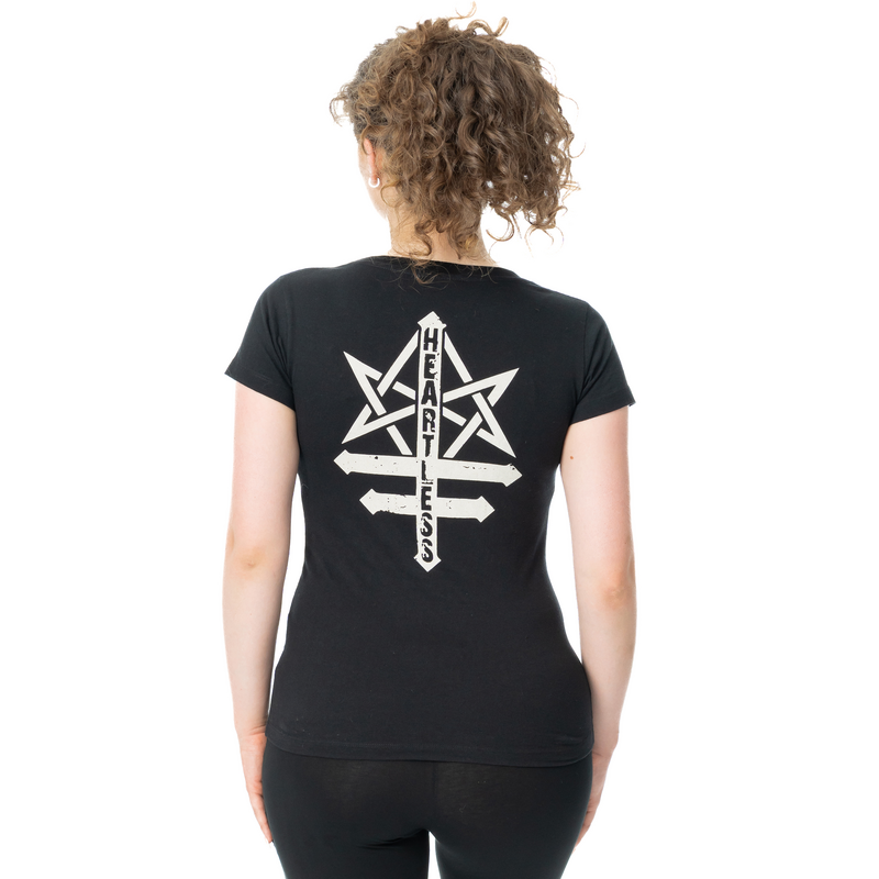 T-Shirt Manches courtes Gothic de Cupcake Cult - Cute On the Outside - XS à XXL - pour Femme - noir - Cupcake Cult - View 2