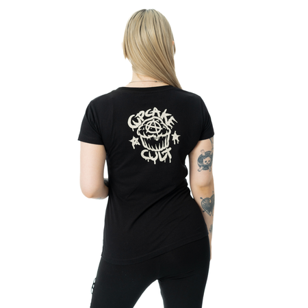 T-Shirt Manches courtes Gothic de Cupcake Cult - Moonlight - XS à 4XL - pour Femme - noir - Cupcake Cult - View 2