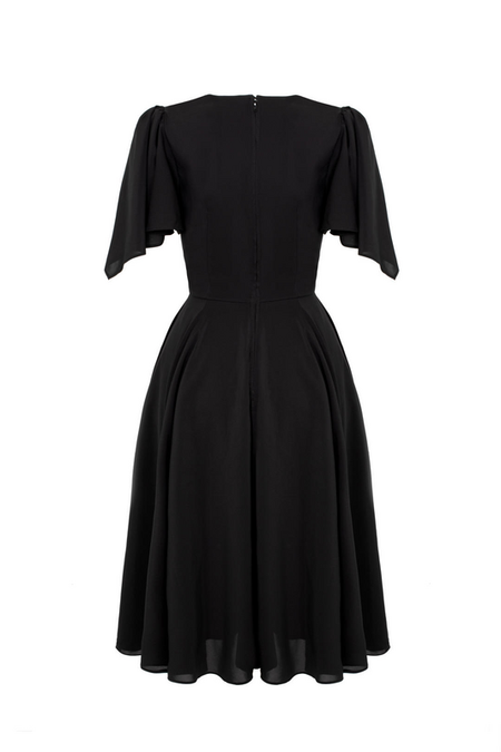 Robe mi-longue  de Hell Bunny - Titania Dress - XS à 4XL - pour Femme - noir - hell bunny - View 2