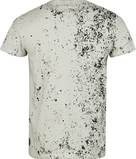 T-shirt manches longues  de Rock Rebel by EMP - Skulls & Splatter - Haut Manches Longues - S à XXL - pour Homme - gris - Rock Rebel by EMP - View 2