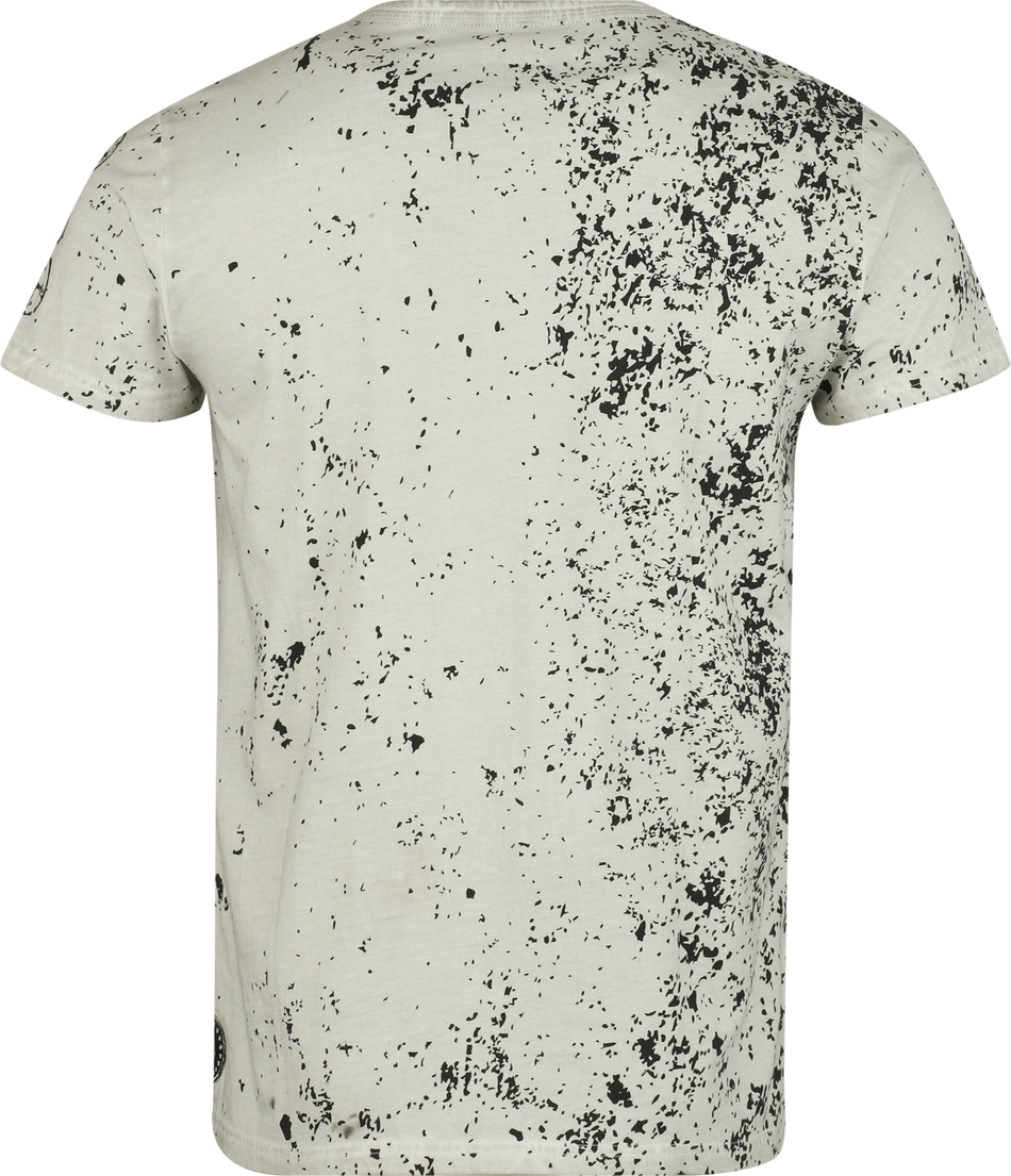 T-shirt manches longues  de Rock Rebel by EMP - Skulls & Splatter - Haut Manches Longues - S à XXL - pour Homme - gris - Rock Rebel by EMP - View 2