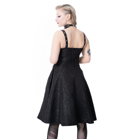 Robe courte Gothic de Poizen Industries - Raven Rose - Robe - XS à XXL - pour Femme - noir - Poizen Industries - View 2
