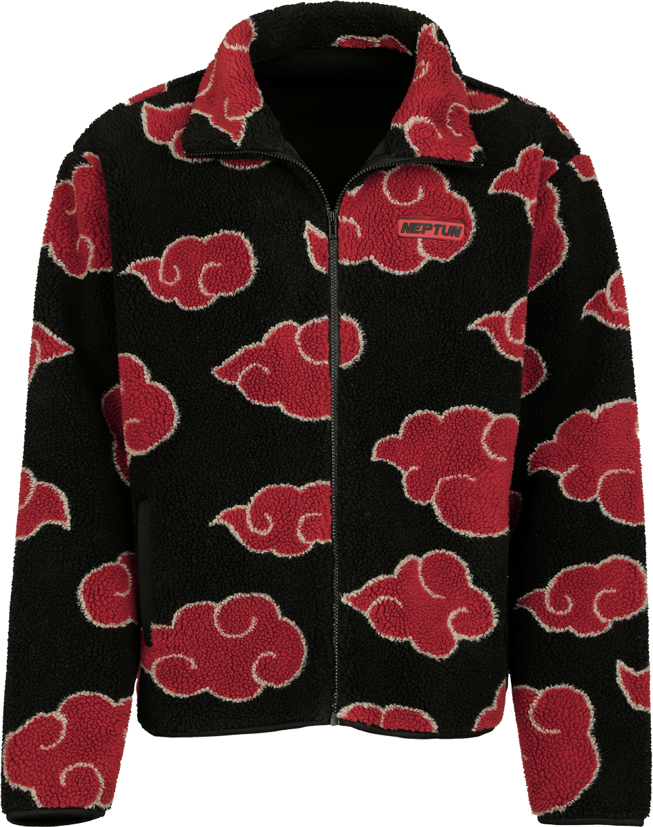 Veste Polaire  de Naruto - Shippuden - Akatsuki - XL à 3XL - pour Homme - noir - Naruto - View 2