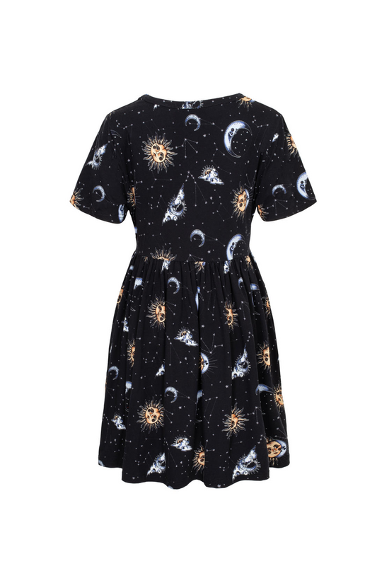 Robe courte  de Hell Bunny - SOLARIS  DRESS - XS à 4XL - pour Femme - noir - hell bunny - View 2
