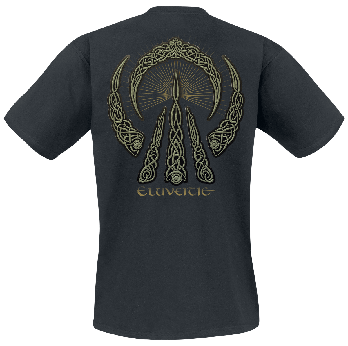 T-Shirt Manches courtes  de Eluveitie - Signet Ornaments - S à 3XL - pour Homme - noir - Eluveitie - View 2