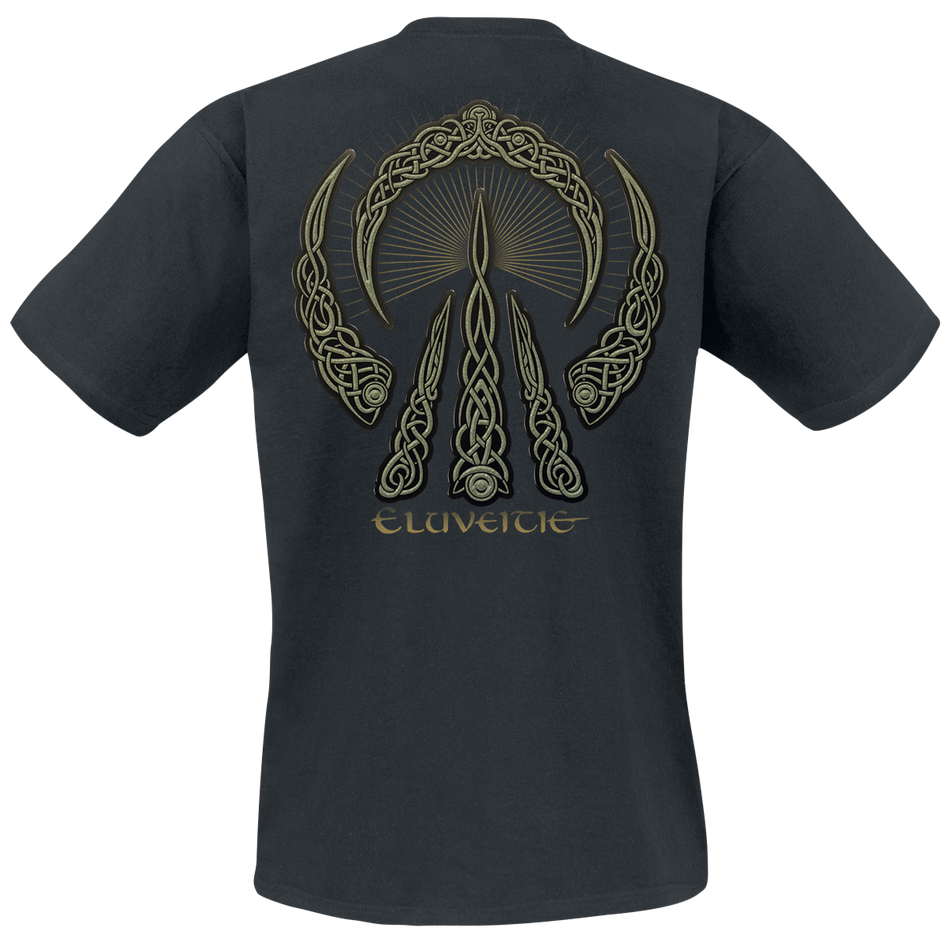 T-Shirt Manches courtes  de Eluveitie - Signet Ornaments - S à 3XL - pour Homme - noir - Eluveitie - View 2
