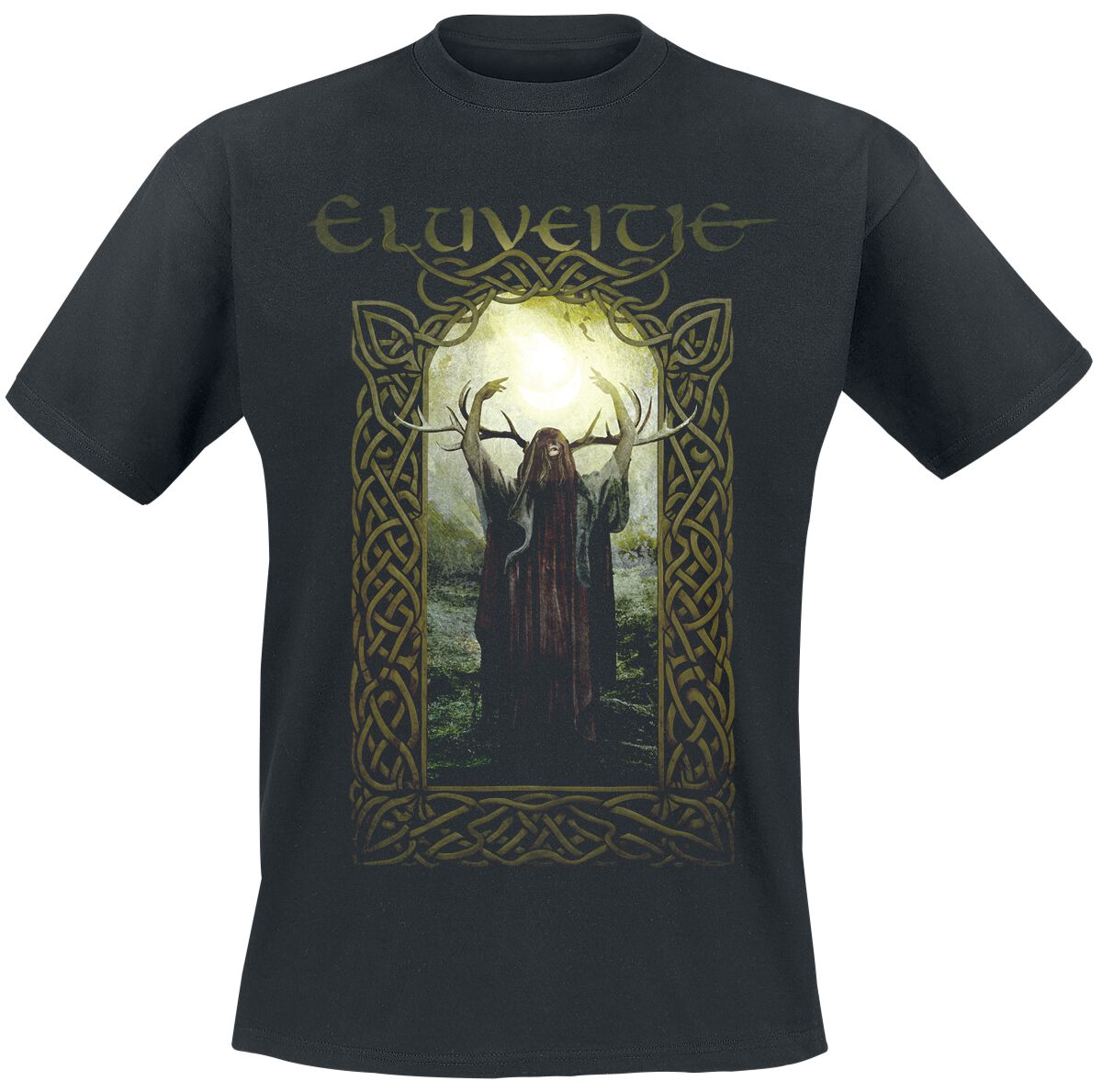 T-Shirt Manches courtes  de Eluveitie - Sun - S à 3XL - pour Homme - noir - Eluveitie