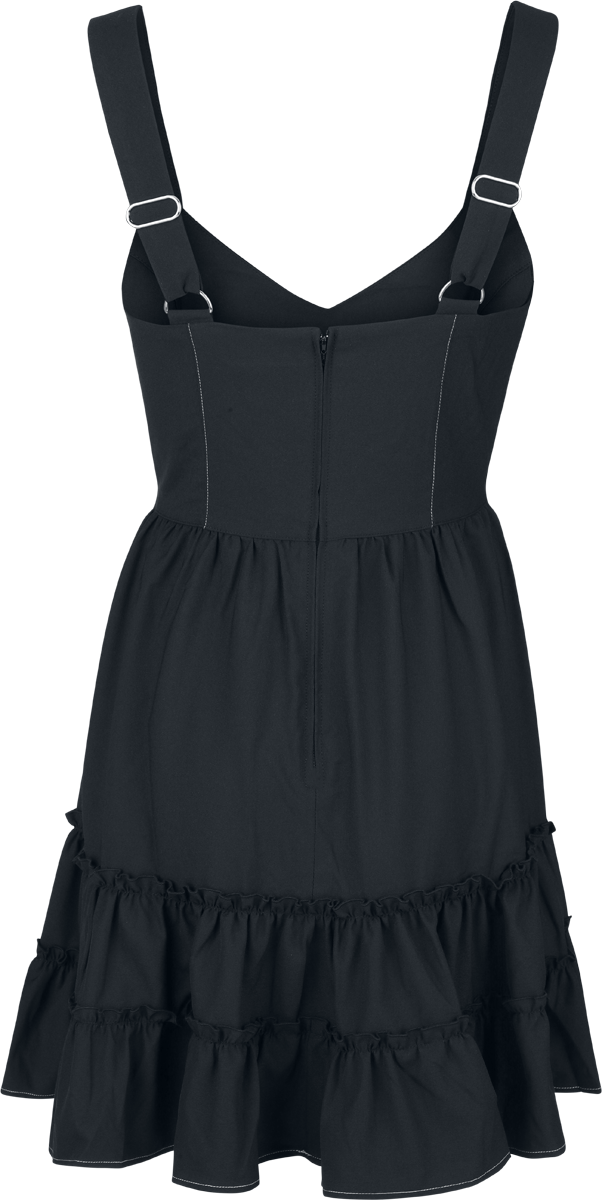 Robe courte  de Hell Bunny x Bisounours - Cheer Bear Dress - XS à XXL - pour Femme - noir - Hell Bunny x Bisounours - View 2