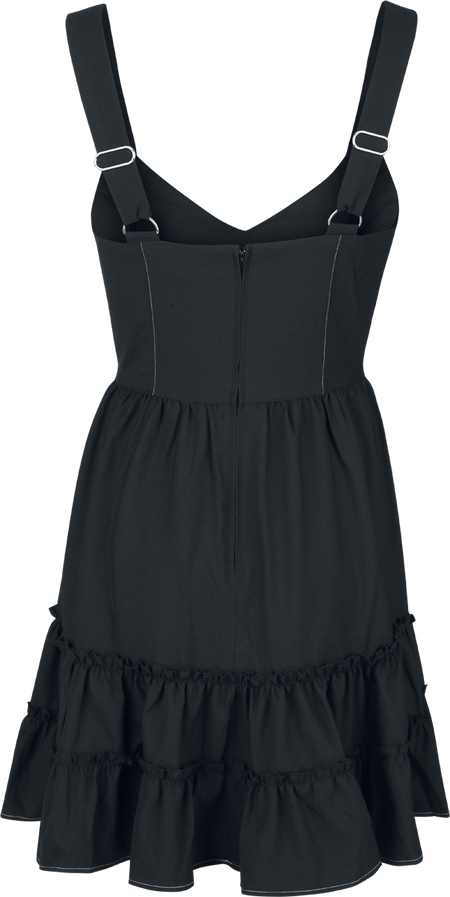 Robe courte  de Hell Bunny x Bisounours - Cheer Bear Dress - XS à XXL - pour Femme - noir - Hell Bunny x Bisounours - View 2