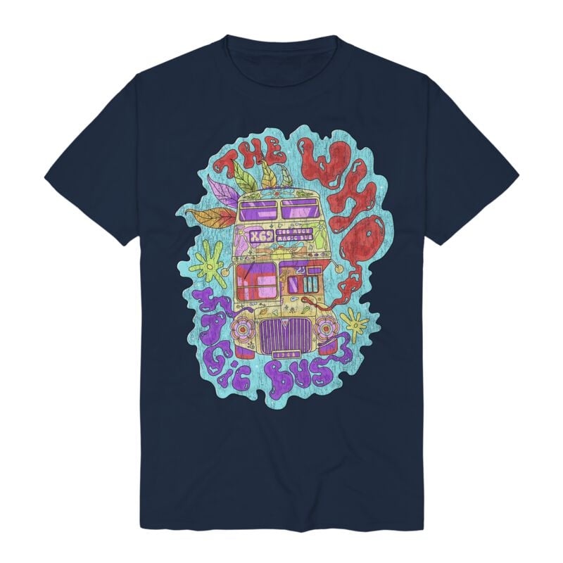 T-Shirt Manches courtes  de The Who - Too Much Magic Bus - S à 3XL - pour Homme - marine - The Who